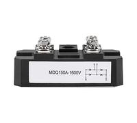 Bewinner Pont Redresseur Module 150A 1600V Monophasé 1pc | Convertisseur AC vers DC, pont de diodes haute puissance, rectification monophasé, alimentation, faible chute de tension,