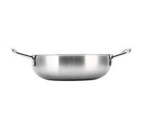 Bewinner Pot à Ramen en Acier Inoxydable pour Nouilles - Pot à Nouilles Coréen de 20 Cm, Même Chauffage, Cuiseur écologique pour Soupe Spaghetti, Bouillie, Compatible avec Cuisinière à Gaz et à (20cm)