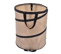Bewinner Poubelle à Feuilles Pliable de 37,8 L, Sac à Déchets de Jardin en Tissu Oxford à Ressorts en Acier renforcé, Conteneur à Débris de 10 Gallons avec Poignées pour un Transport et un Rangement