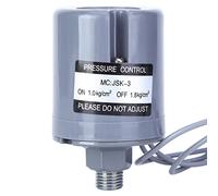Bewinner Pressostat d'eau Contrôleur électronique Pompe de Surpression Automatique 220 V 16 A pour Fournitures Industrielles 1,5-2,2 Kg avec Filetage G1/4 Pression Constante Réglable (1,0-,8 kg)