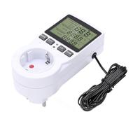 Bewinner Prise de Sortie de Contrôleur de Température Numérique avec Minuterie, Prise de Thermostat de Compte à Rebours d'affichage LCD pour l'électronique Automobile Industrielle Domestique, 110