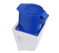 Bewinner Prise Industrielle 3 Broches 32A 220-250V Antidéflagrante Ouverte | Connecteur d\'alimentation industriel, prise électrique monophasée, boîtier ABS robuste, conducteurs en laiton massif, IP44