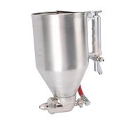 Bewinner Pulvérisateur de Mortier de Ciment, Pistolet Pulvérisateur à Trémie d'air en Acier Inoxydable pour Peinture Murale Extérieure, Imitation Pierre, Revêtement de Sable coloré - Trémie de Grande