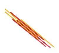 Bewinner Recharge de Crayon de Charpentier, Recharge de Traçage de Marquage HB de 2,8 Mm avec Plomb étanche pour Outils de Travail du Bois (rouge et jaune)