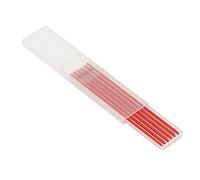 Bewinner Recharge de Crayon de Charpentier, Recharge de Traçage de Marquage HB de 2,8 Mm avec Plomb étanche pour Outils de Travail du Bois (rouge)