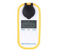 Bewinner Réfractomètre Numérique Portable pour Brix, Compteur de Sucre | Testeur de Concentration de sucre portable avec Compensation automatique de la température pour la bière, le vin, les jus