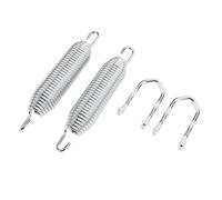 Bewinner Ressort de Tension de Pont en Acier au Carbone et Ancrage de Tendeur de Remplacement pour Hustler FasTrak Raptor Super S TrimStar - Pièces de Tondeuse à Gazon Robustes 607616 604110