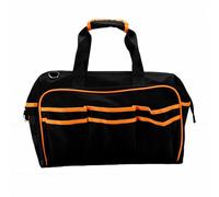 Bewinner Sac à Outils pour électricien, Organisateur d'Outils CVC Pliable et Robuste de 17 Pouces avec 42 Poches, Bandoulière Réglable, Tissu Oxford Résistant aux Déchirures, Base Imperméable,