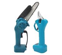 Bewinner Sécateur électrique et Mini Tronçonneuse, Outils électriques de Jardin sans Fil avec Rallonge pour Batterie 18 V BL1820 BL1830 BL1840 BL1850 BL1860 - Lame en Acier au Carbone SK5.