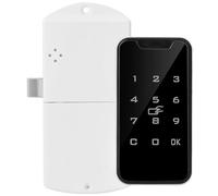 Bewinner Serrure Numérique Intelligente par Mot de Passe IC, Clavier Tactile, Serrure électronique pour Armoire, Classeur avec Carte IC, d'Armoire sans limentée par Batterie, Déverrouillage