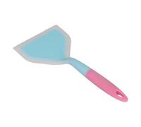 Bewinner Spatule de Cuisson Large en Silicone, Pelle à Frire Antiadhésive pour Crêpes, Omelette Japonaise, Viande - qualité Alimentaire, Poignée Ergonomique Bicolore Transparente, 10 X 4,7 Pouces,