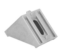 Bewinner Support d'Angle en Aluminium 20 Pièces, Type L à 2 Trous à Angle Droit pour profilé en Aluminium 3030, Connecteur à Fente en T 28x35x35mm, Léger et Résistant à la Corrosion