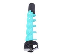 Bewinner Tarière à Glace de 12,7 Cm avec Pointe de Localisation, Foret électrique Flottant en Nylon pour Couche de Glace épaisse en Eau Profonde en Hiver, Lame en Acier allié Robuste, Bleu