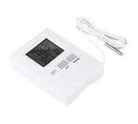 Bewinner Thermomètre Numérique, Compteur de Température Intérieure et Extérieure à Double Canal avec Fil de Capteur étendu, Affichage ℃ ℉ Commutable pour la Surveillance des Serres et des Camping-cars