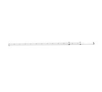 Bewinner Tige Télescopique de qualité 1180-3000 Mm, Double échelle, 3 Sections, Tige de Nivellement 7075 en Aluminium Aéronautique avec Niveau à Bulle et Bouton de Verrouillage pour les Mesures