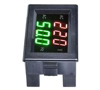 Bewinner Voltmètre CA à Double Affichage, Testeur de Fréquence 80-500V, | Moniteur de fréquence de tension LED, installation à 2 fils, support à boucle intégré, tests électriques industriels, sans