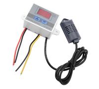 Bewinner XH-W3005 Contrôleur de Commutateur d'hygromètre Numérique Capteur d'humidité 0~99% HR 220 V avec une Précision de 0,1%, Bouton Haut vers le Bas, Multitension 12 V/24 V en Option (220V)