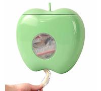 Bexdug boîte Rangement en Plastique, boîte Rangement pour Sac Conservation Frais, sans poinçon Mural, Grancapacité, Gain Pl, Film Alimentaire en Forme Pomme