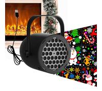 Bexdug Projecteur de lumière de Noël - Lampe LED en forme de flocon de neige | Projecteur de flocons de neige à DEL pour fournitures de fête, jardin, terrasse, porche, mur, plafond, chambre à coucher