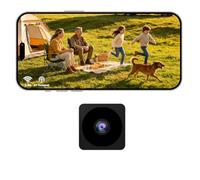 Bextgoo 4K Mini Camera Espion sans Fil, Options WiFi ou sans WiFi | Vision Nocturne, Détection du Mouvement, Support Magnétique, Camera de Surveillance sans Internet pour Maison/Animaux, Noir
