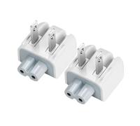 BEYEE Travel Charger Converter, US Tête de Canard connecteur de Rechange pour tablettes iPod, iPhone, iPad, Adaptateur Secteur Macbook (2xUS Plug)