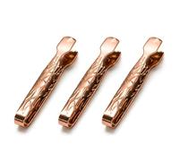 BEYLAB Pince à charbon élégante en métal, pince à épiler pour charbon d'encens, résine d'encens, pince de préhension pour brûleur d'encens Bakhoor, accessoire idéal pour l'aromathérapie et le yoga (or