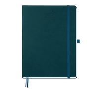 BEZEND Agenda 2027 Semainier 28 x 22 cm A4 de Janv. à Déc. 2027 | 12 Mois avec Pages de Notes, Porte-Stylo Fixe, Coin Détachable, Onglet Mensuel, Couverture Rigide en Cuir PU, Vert Foncé