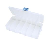 Bffcnl Petite Boîte de Rangement Transparente pour élastiques à Cheveux, Vis, Boucles D'oreilles et élastiques En Caoutchouc