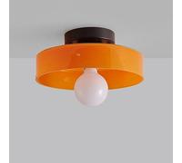 BFFGKGL Plafonniers de couloir du milieu du siècle, lumière moderne de luxe, blanc, orange, vert, verre, cuisine, proche du plafonnier, applique murale vintage pour chambre à coucher, éclairage pour h