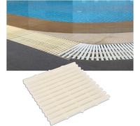 BFNDSSEOU Grille de Drainage débordement Piscine en Plastique ABS | Blanc 7,1/7,9/9,8/11,8 pouces 39,4 pouces 1/2/4/6/10 pcs Trop-plein de piscine : grille de drainage(White-9.8in,6pcs)