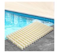 BFNDSSEOU Grille de trop-Plein Drainage Piscine en Plastique. Couverture | 15-30x100cm for terrasse de piscine : Grille de drainage. Couverture(15x100cm/10 Pcs)