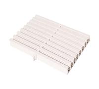 BFNDSSEOU Natation ABS. Grille de vidange trop-Plein Piscine | Grille de débordement de piscine blanche 18-30 cm : drainage d'angle épissé(Width18cm)