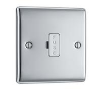 BG Electrical NPC54 Nexus unité de Connexion fusionné en métal Chrome Poli Non commuté 13 A