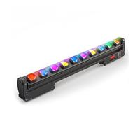 BGAZA Bande LED, Projecteur mural RGBW 250 W, 10 x 25 à LED rotatives tête mobile for fêtes, karaokés, clubs, bars, mariages, DJ