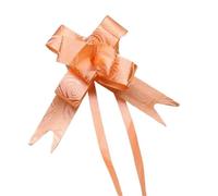 BGHYJKOL Noeuds Cadeau Emballage Nœuds à Tirer 10/20/50/100 pièces Mini Emballage Cadeau for fête, Anniversaire, des mères, Halloween, Noël, décoration de Mariage(Mini Rose-Orange,10PCS)