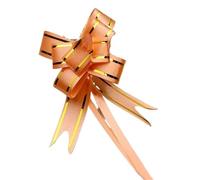 BGHYJKOL Noeuds Cadeau Emballage Nœuds à Tirer 10/20/50/100 pièces Mini Emballage Cadeau for fête, Anniversaire, des mères, Halloween, Noël, décoration de Mariage(Mini -Orange,50PCS)