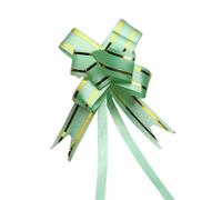 BGHYJKOL Noeuds Cadeau Emballage Nœuds à Tirer 10/20/50/100 pièces Mini Emballage Cadeau for fête, Anniversaire, des mères, Halloween, Noël, décoration de Mariage(Mini -Light Green,100PCS)
