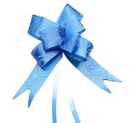 BGHYJKOL Noeuds Cadeau Emballage Nœuds à Tirer 10/20/50/100 pièces Mini Emballage Cadeau for fête, Anniversaire, des mères, Halloween, Noël, décoration de Mariage(Mini Rose-Light Blue,50PCS)