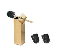 BGL Support de Brosse WC en Acier Inoxydable pour Salle de Bain et Hôtel (doré)
