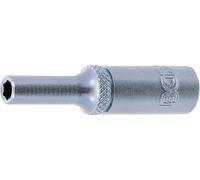 BGS technic BGS Douille pour clé, six pans, longue 6,3 mm (1/4") 4 mm Quantité:1