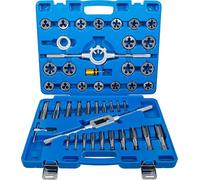 BGS 1893 | Jeu de tarauds | M6 - M24 | 45 pièces | Filetage intérieur et extérieur | 20 tarauds | 20 filières | Tarauds et support | Acier à outils (GCr15)