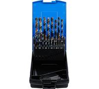 BGS technic – Jeu de forets HSS 1–10 mm, 19 pièces