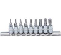 BGS technic Jeu de douilles à embouts 6,3 mm (1/4") Profil T (pour TX Plus) T10 - T50 9 piéces BGS Quantité:1