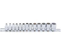 BGS technic Jeu de Douilles, douze pans 6,3 mm (1/4") 4 - 14 mm 13 pièces Kraftmann Quantité:1