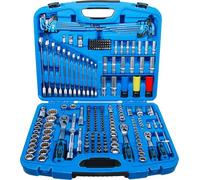 BGS Jeu de douilles ''Gear Lock'', entraînement 6,3, 10 et 12,5 mm, 218 pièces