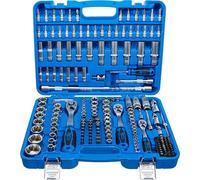 BGS 2292 | Jeu de douilles à profil ondulé | 192 pcs. | Entraînement 6,3 mm (1/4") / 10 mm (3/8") / 12,5 mm (1/2") | Coffret inclus