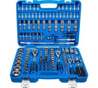 BGS 2292 | Jeu de douilles à profil ondulé | 192 pcs. | Entraînement 6,3 mm (1/4") / 10 mm (3/8") / 12,5 mm (1/2") | Coffret inclus