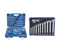 BGS 2299 | Jeu de douilles à six pans | 6,3 mm (1/4") / 10 mm (3/8") | pouces | 92 pièces & 1195 | Jeu de clés mixtes | en pouce | 1/4" - 15/16" | 12 pièces