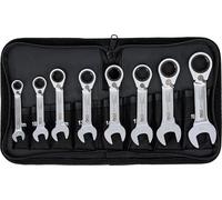 BGS 30720 Jeu de clés mixtes à cliquet, réversibles, 8-19 mm, 8 pcs.
