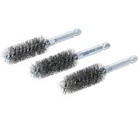 BGS 3078-17-S | Brosse en acier | 17 mm | 6,3 mm (1/4") | 3 pièces